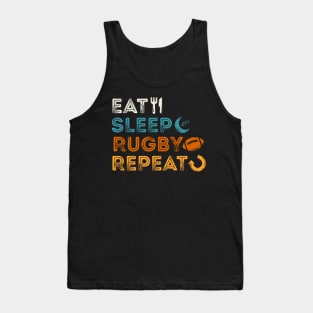 Eat Sleep Rugby Repeat Tank Top